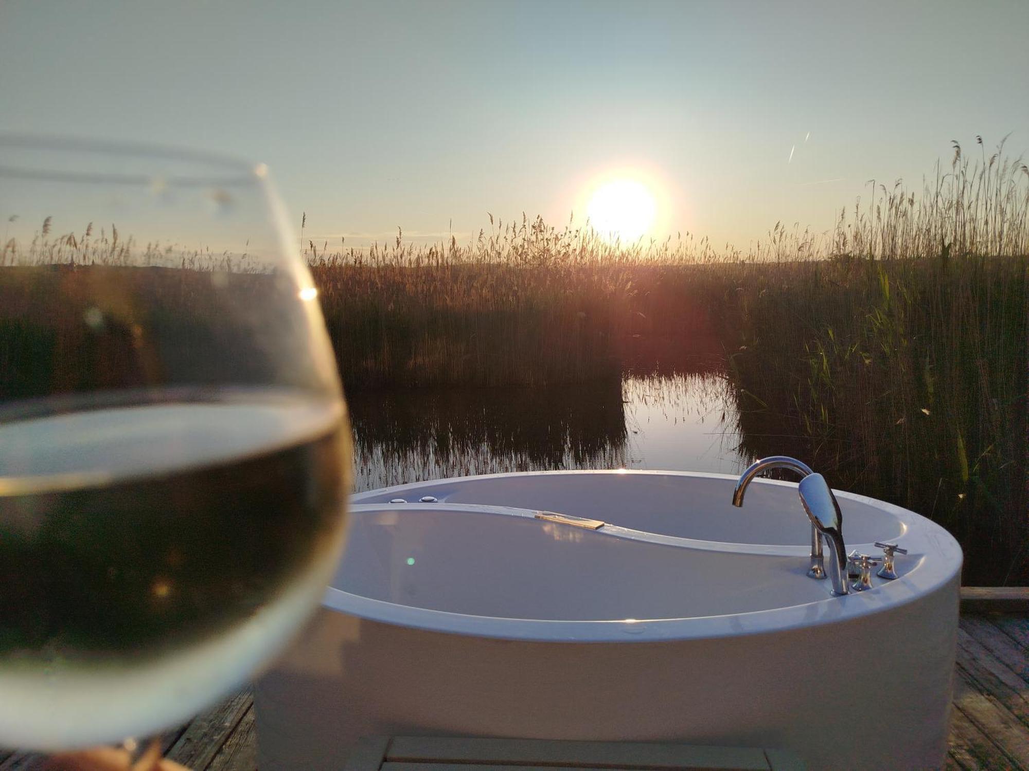 Pfahlbau Sunset II Toplage Inklusive Elektroboot Rust Esterno foto